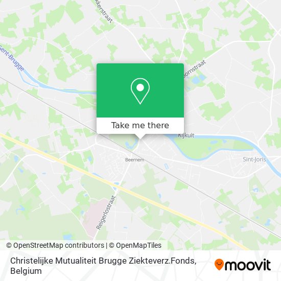 Christelijke Mutualiteit Brugge Ziekteverz.Fonds map