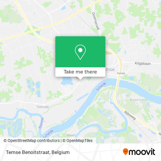 Temse Benoitstraat map