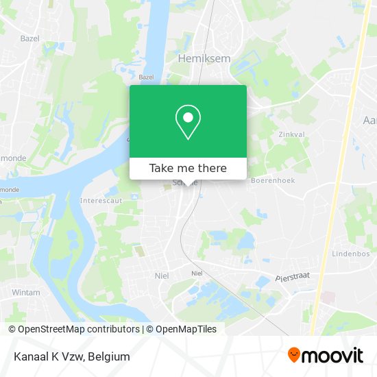 Kanaal K Vzw map