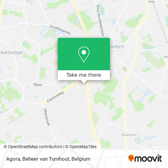 Agora, Beheer van Turnhout map