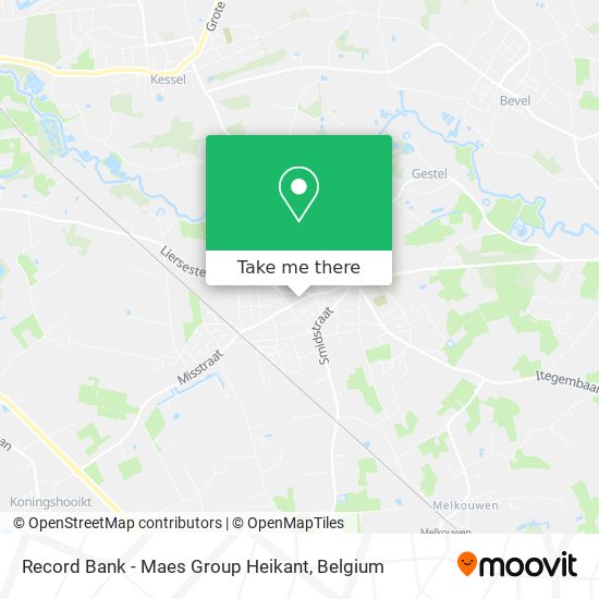 Record Bank - Maes Group Heikant map