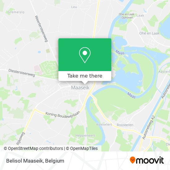 Belisol Maaseik map