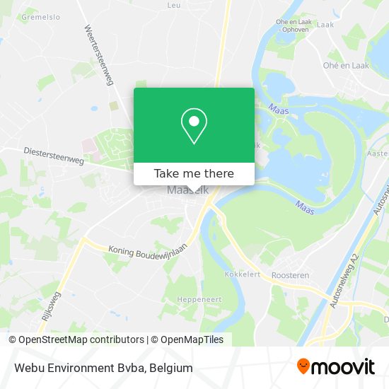 Webu Environment Bvba map
