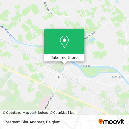 Beernem Sint-Andreas map