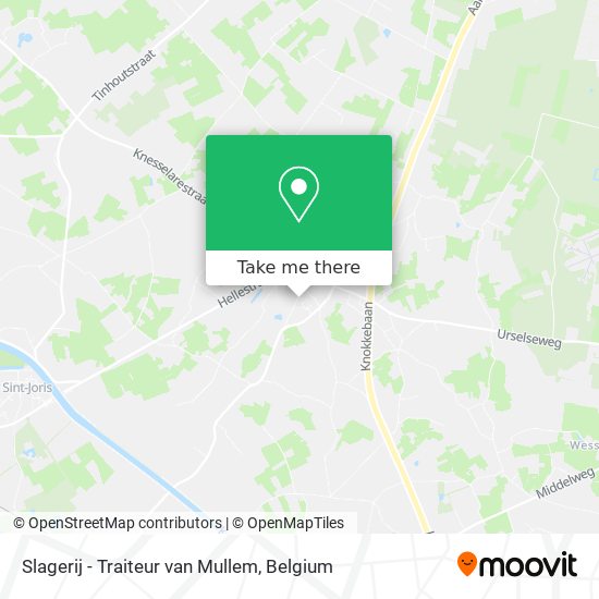 Slagerij - Traiteur van Mullem map