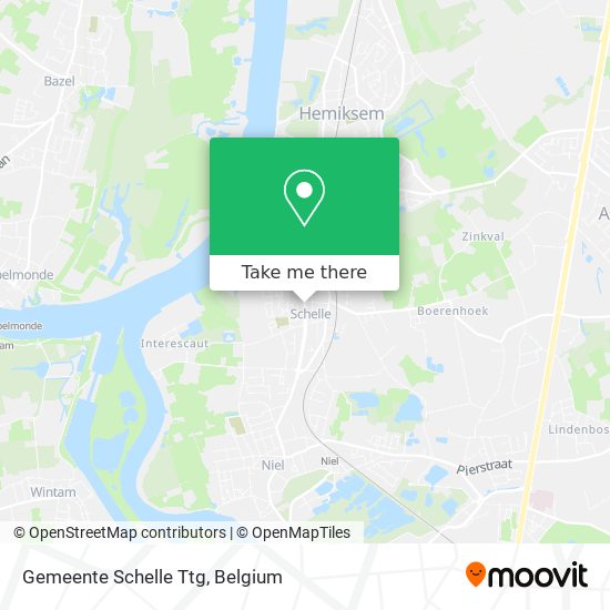 Gemeente Schelle Ttg map