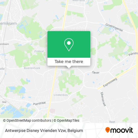 Antwerpse Disney Vrienden Vzw map