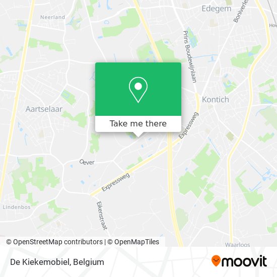 De Kiekemobiel map