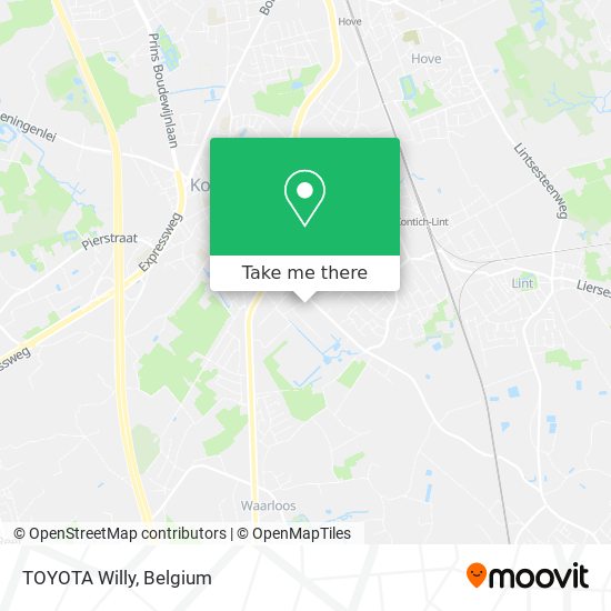 TOYOTA Willy map