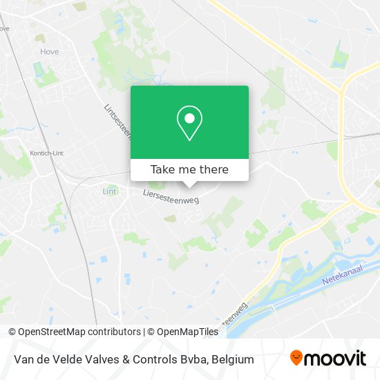 Van de Velde Valves & Controls Bvba map