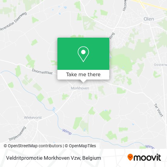 Veldritpromotie Morkhoven Vzw map