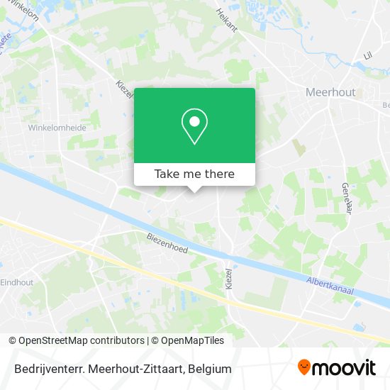 Bedrijventerr. Meerhout-Zittaart map