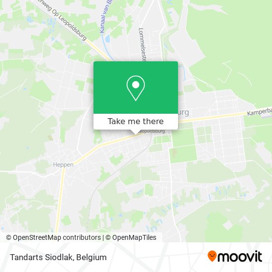 Tandarts Siodlak map