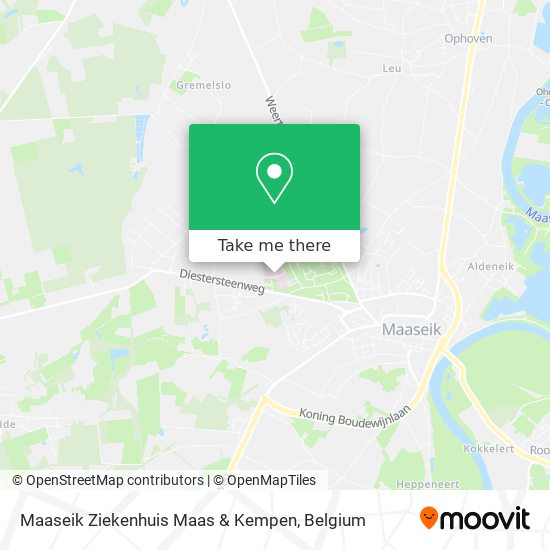 Maaseik Ziekenhuis Maas & Kempen map