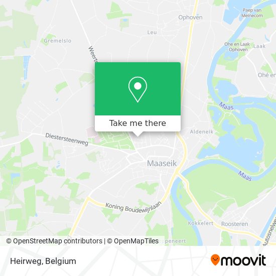 Heirweg map