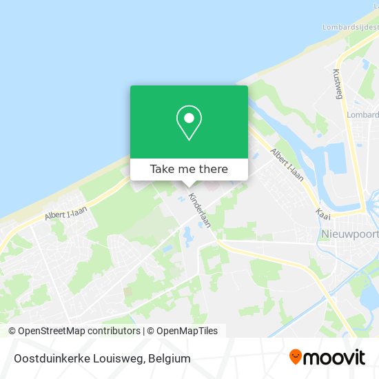 Oostduinkerke Louisweg plan