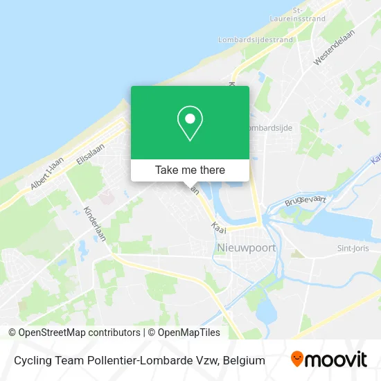 Cycling Team Pollentier-Lombarde Vzw map