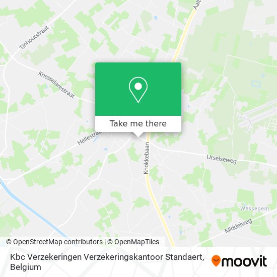 Kbc Verzekeringen Verzekeringskantoor Standaert map