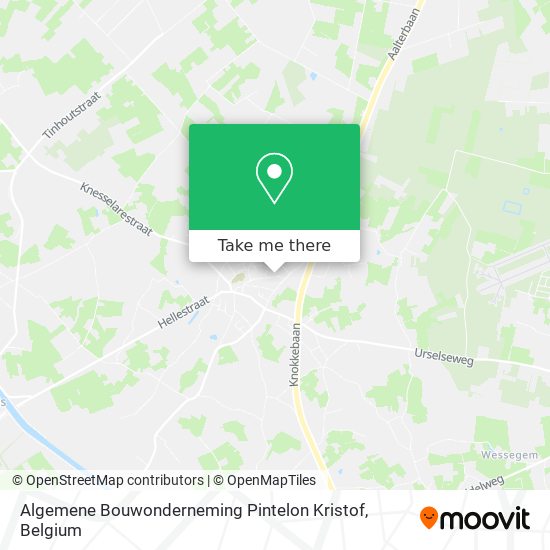 Algemene Bouwonderneming Pintelon Kristof map