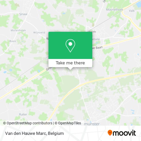 Van den Hauwe Marc map