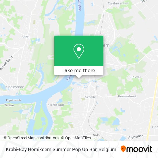 Krabi-Bay Hemiksem Summer Pop Up Bar map