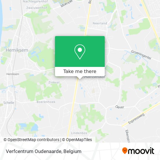 Verfcentrum Oudenaarde plan