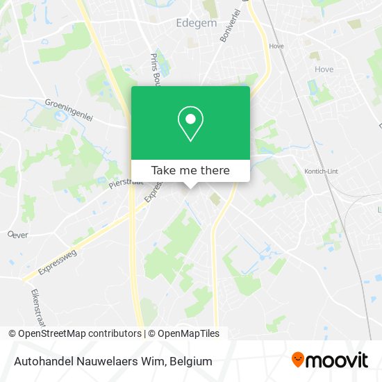 Autohandel Nauwelaers Wim map