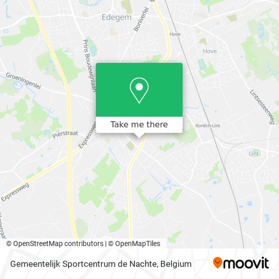 Gemeentelijk Sportcentrum de Nachte plan