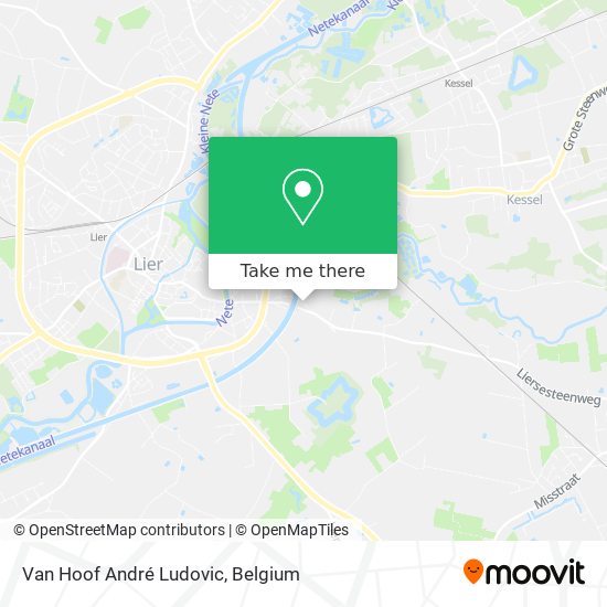Van Hoof André Ludovic map