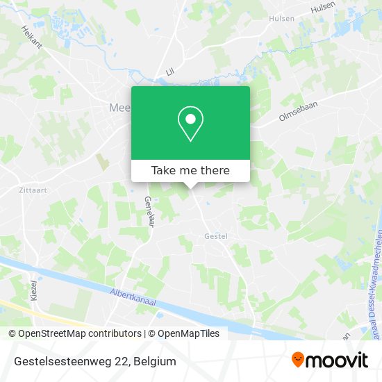 Gestelsesteenweg 22 plan