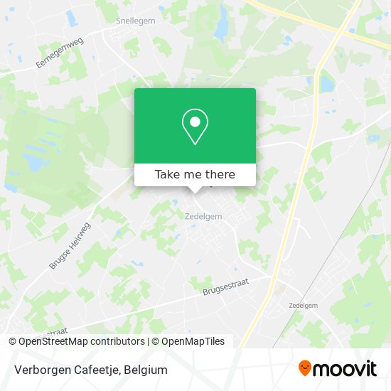 Verborgen Cafeetje plan