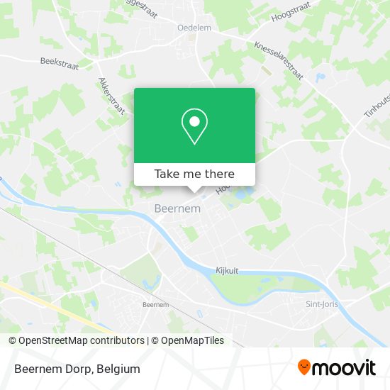 Beernem Dorp map