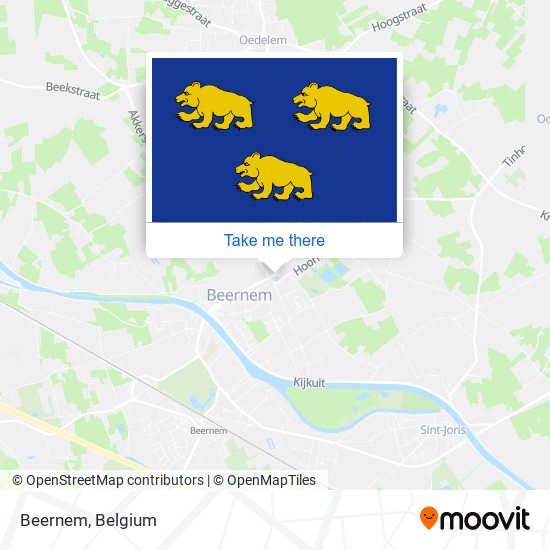 Beernem map