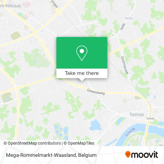 Mega-Rommelmarkt-Waasland map