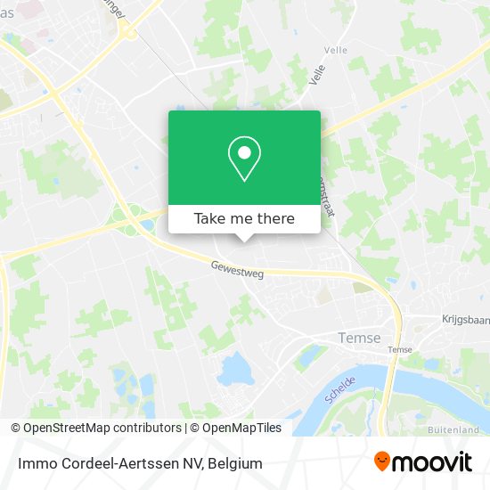 Immo Cordeel-Aertssen NV map