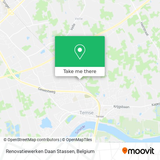 Renovatiewerken Daan Stassen plan