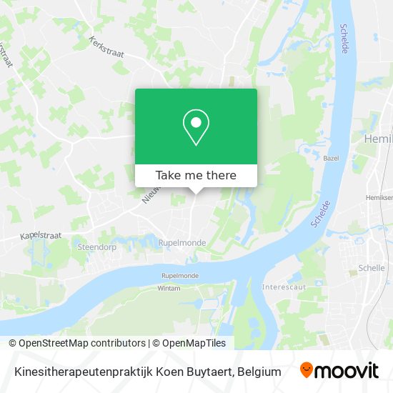 Kinesitherapeutenpraktijk Koen Buytaert plan