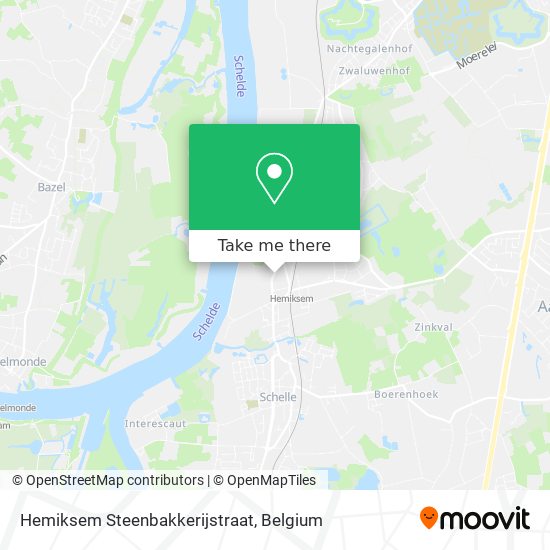 Hemiksem Steenbakkerijstraat plan