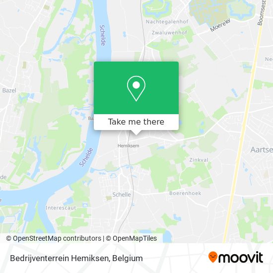 Bedrijventerrein Hemiksen map