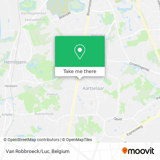 Van Robbroeck/Luc map