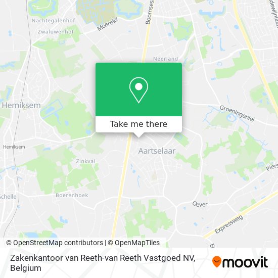 Zakenkantoor van Reeth-van Reeth Vastgoed NV plan