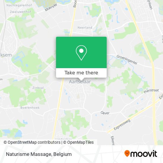 Naturisme Massage map