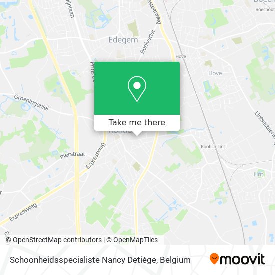 Schoonheidsspecialiste Nancy Detiège map
