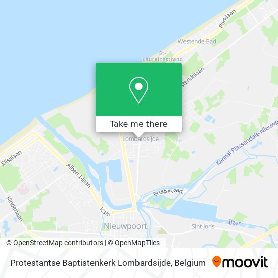 Protestantse Baptistenkerk Lombardsijde plan