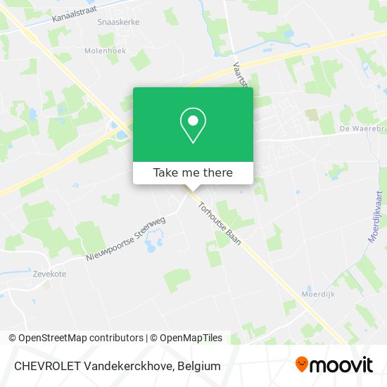 CHEVROLET Vandekerckhove map
