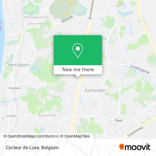 Cycleur de Luxe map