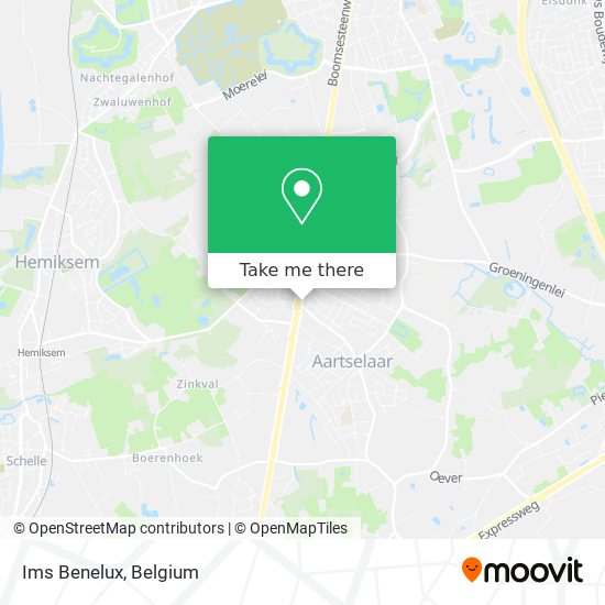 Ims Benelux map