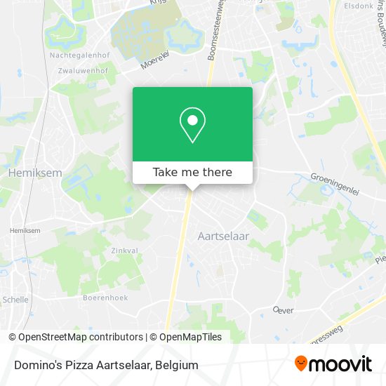 Domino's Pizza Aartselaar map