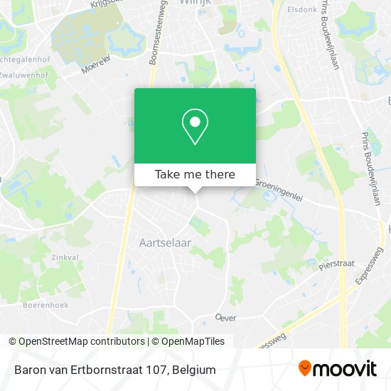 Baron van Ertbornstraat 107 map