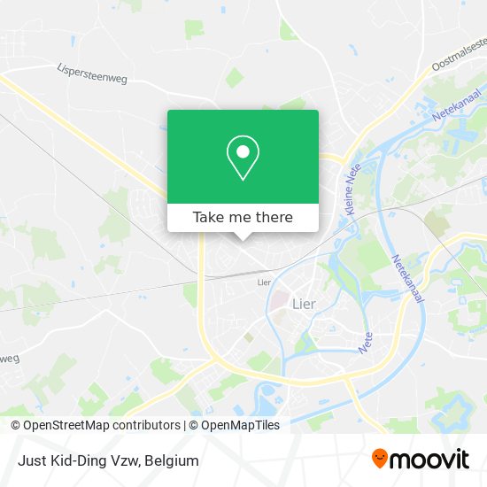 Just Kid-Ding Vzw map